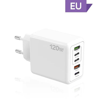 120W PD 5-Port USB Charger