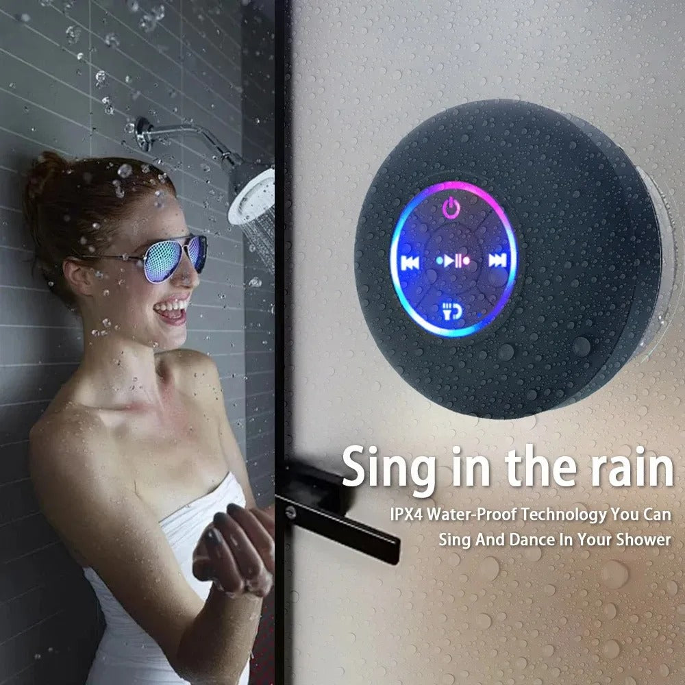 AquaBeat Waterproof Bluetooth Shower Speaker